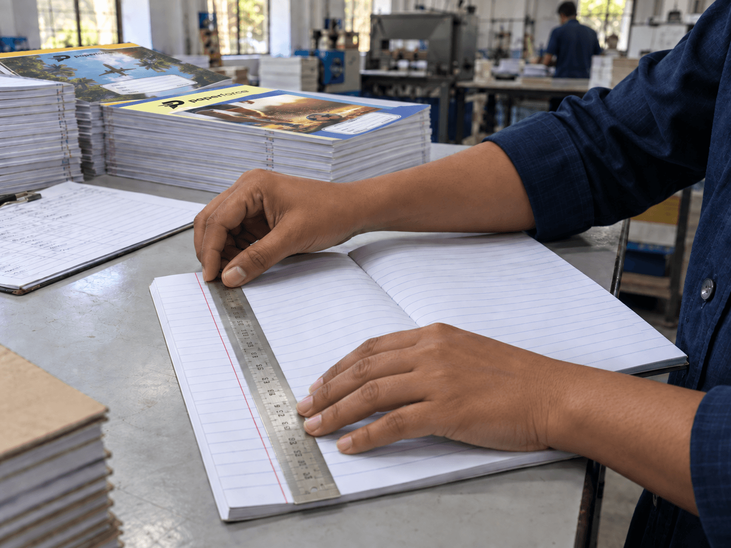 Paperforce precision quality inspection and notebook verification